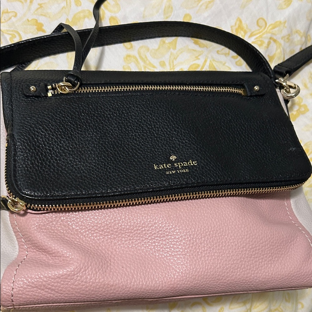 Kate Spade Black and Pink Crossbody Bag